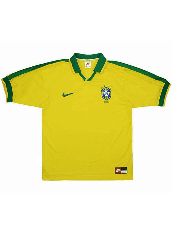 Brazil prima maglia da calcio da uomo prima maglia da calcio home retrò 1997